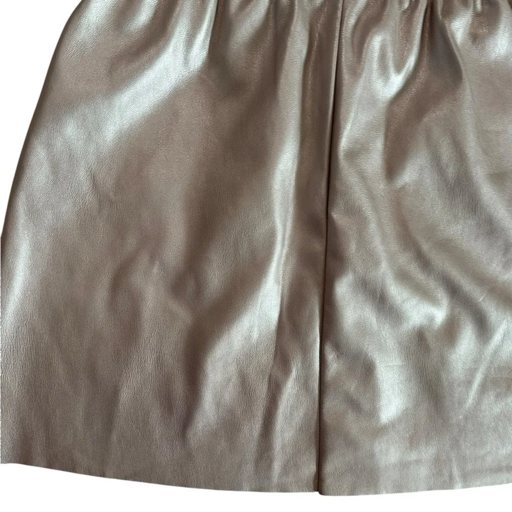 Marc New York Light Pink Metallic Skirt Size M NWT
